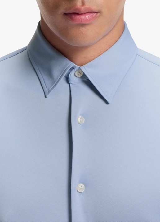 BOSS Regular fit overhemd met stretch - detail 5 lichtblauw