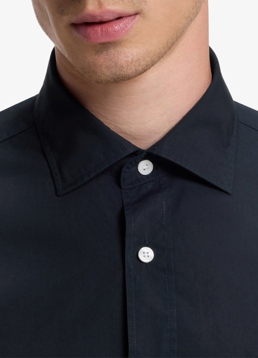 BOSS Regular fit overhemd van katoen - detail 2 blauw