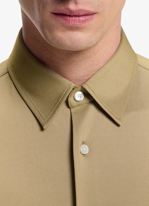 BOSS Regular fit overhemd - detail 5 beige