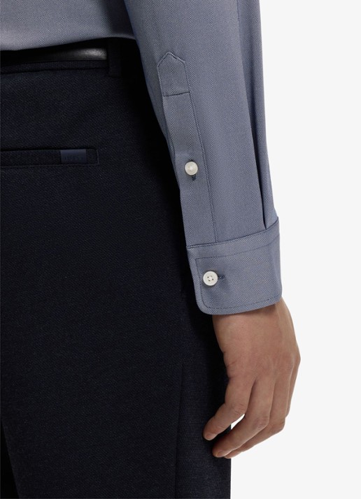 BOSS Regular fit overhemd - detail 3 blauwgrijs