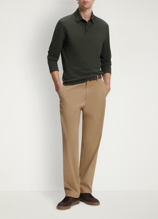 BOSS Regular fit polo - voorkant 5 open green-383 / groen
