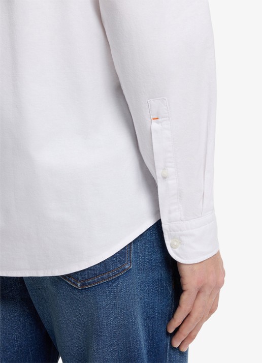BOSS Rickert regular fit overhemd van  katoen - detail 5 wit