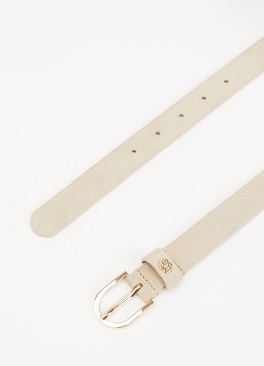 BOSS Scarlet riem van kalfsleer - detail 6 beige