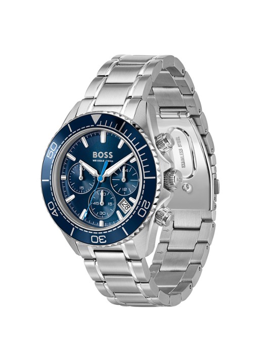 BOSS Sealiner horloge HB1514322 - detail zilver