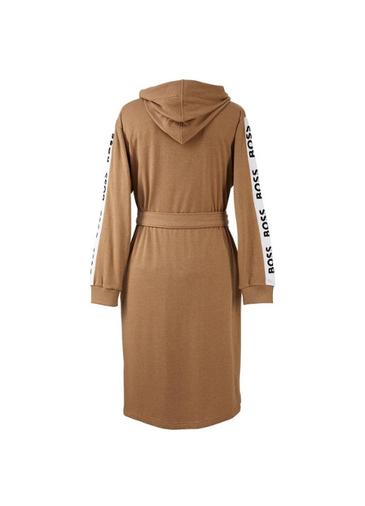 BOSS Sen badjas in katoenblend - 375g/m² - achterkant 9 camel