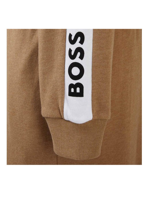 BOSS Sen badjas in katoenblend - 375g/m² - detail 6 camel