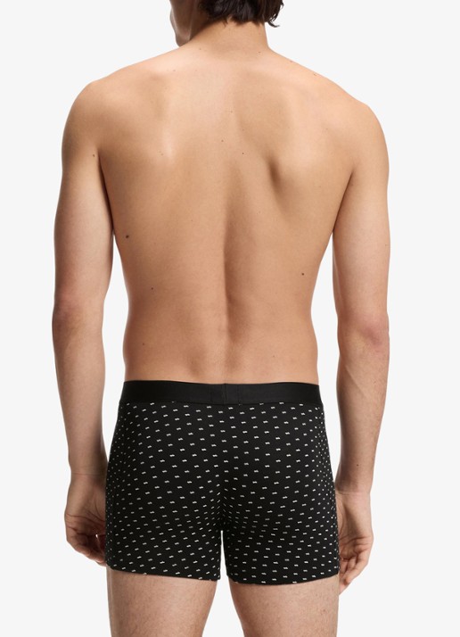BOSS Set van drie boxershorts van stretchkatoen - achterkant 4 open beige-282 / beige