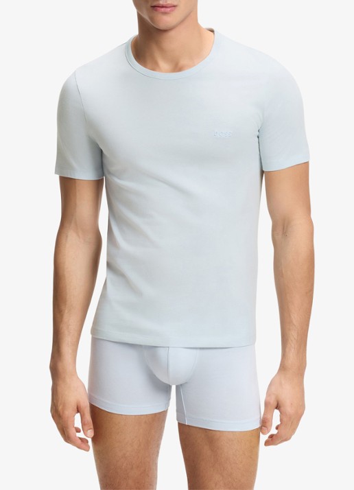 BOSS Set van drie katoenen T-shirts met logostiksel