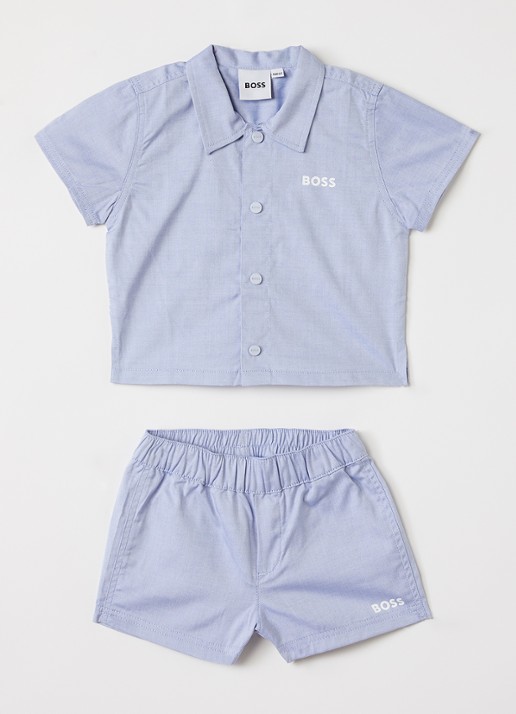 BOSS Set van overhemd met korte broek in giftbox 2-delig