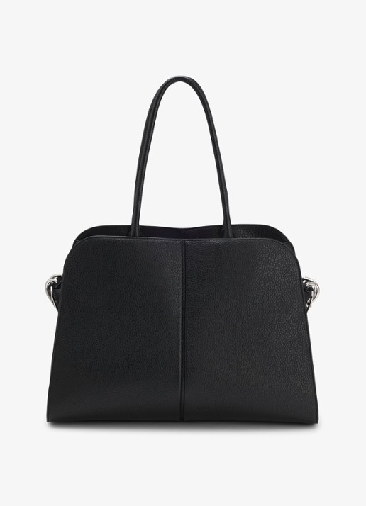 BOSS Shopper van imitatieleer - voorkant 4 zwart