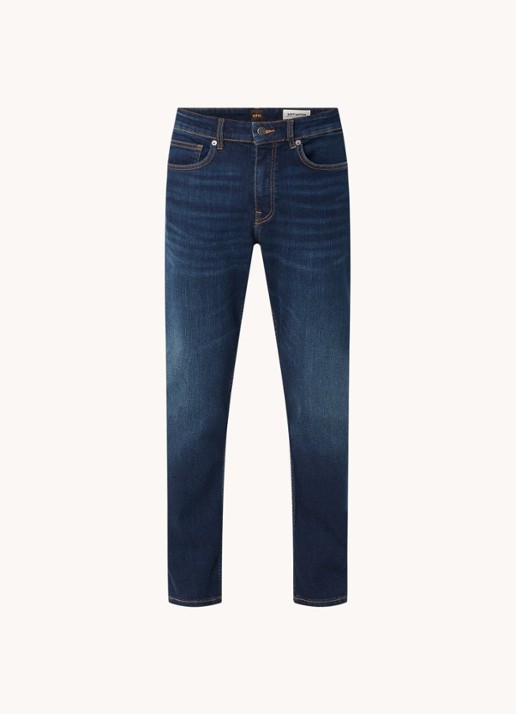 BOSS Slim fit jeans met donkere wassing