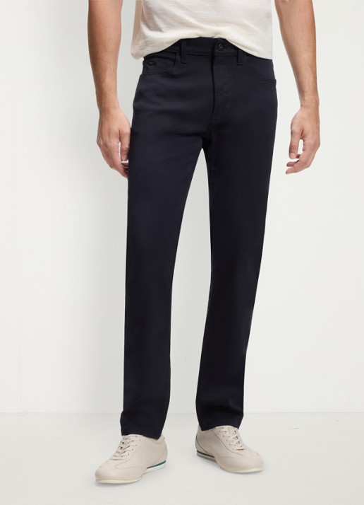 BOSS Slim fit jeans met steekzakken - detail 3 zwart