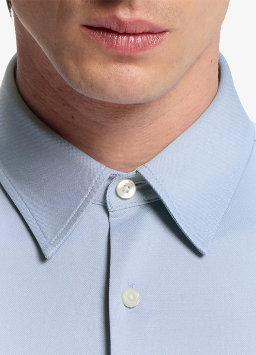 BOSS Slim fit overhemd met kent kraag - detail 5 lichtblauw