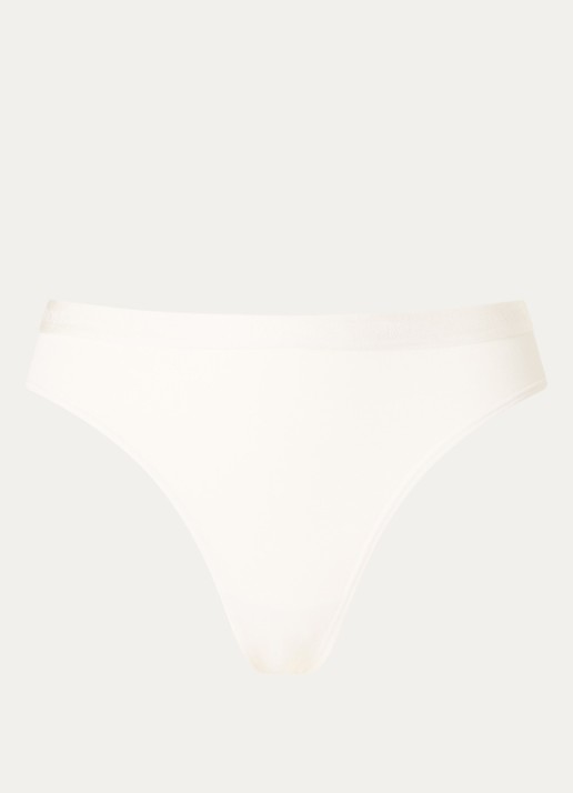 BOSS Slip met logoband - voorkant gebroken wit
