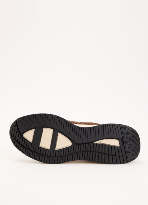 BOSS Sneaker met gebreid bovenwerk - detail 5 bruin