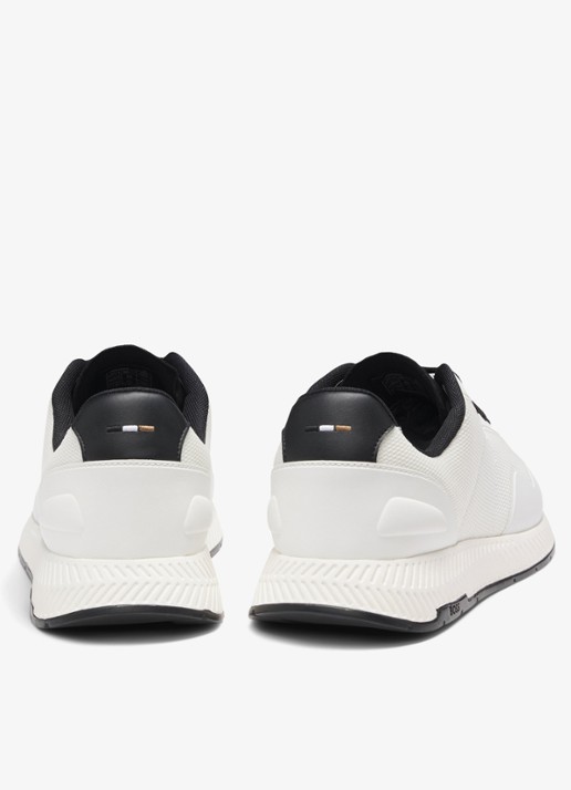 BOSS Sneaker met logo - detail 3 wit