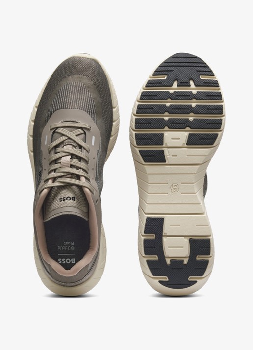 BOSS Sneaker met logo - detail 2 lindegroen
