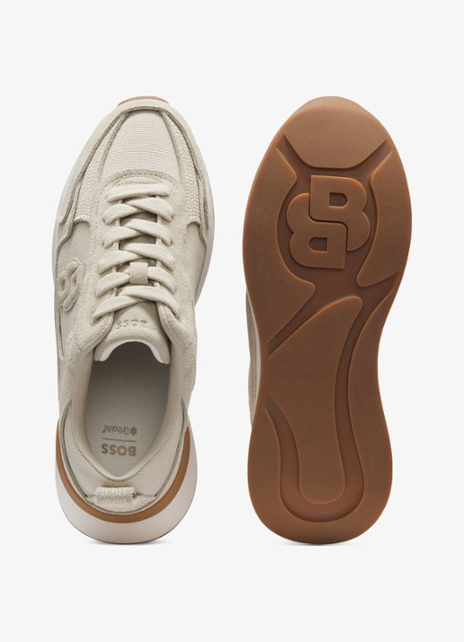 BOSS Sneaker met logo - detail 2 beige