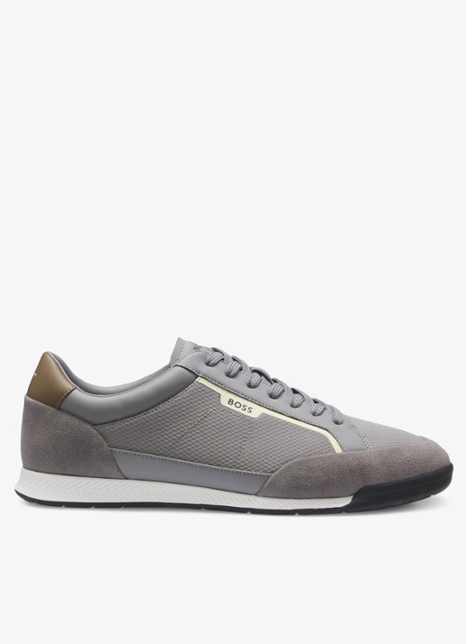 BOSS Sneaker met suède details