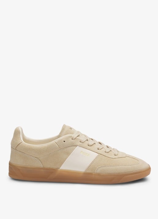 BOSS Sneaker van suède