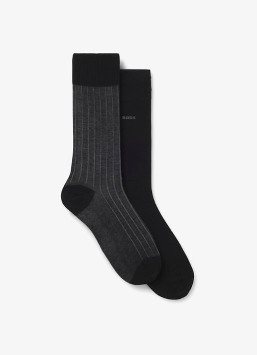 BOSS Sokken met logo in 2-pack