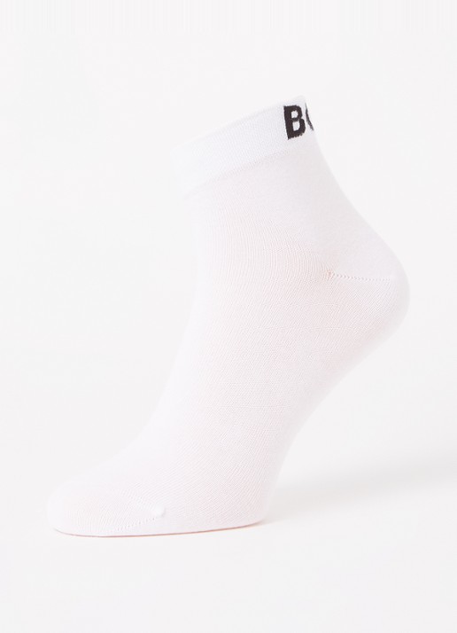 BOSS Sokken met logo in 2-pack - detail white-100 / wit