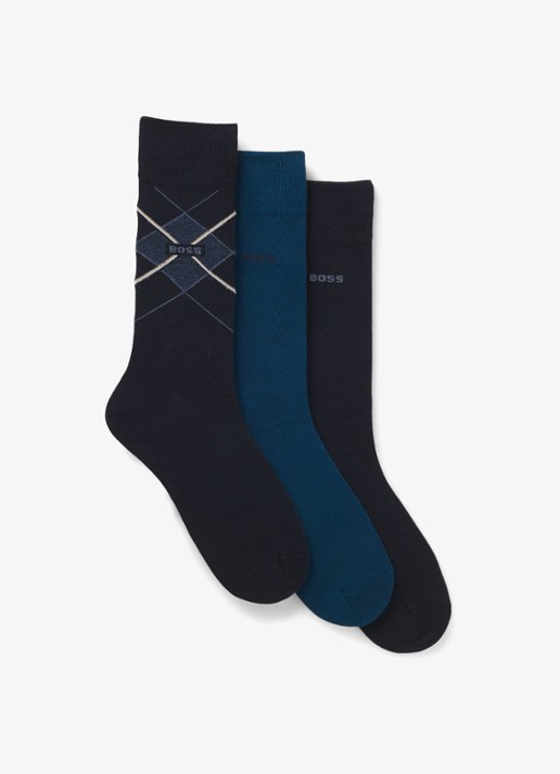 BOSS Sokken met logo in 3-pack