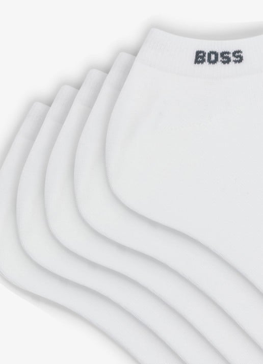 BOSS Sokken met logo in 5-pack - detail 3 wit