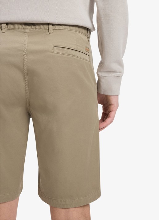 BOSS Straight fit korte chino met steekzakken - detail 4 light/pastel brown-239 / bruin