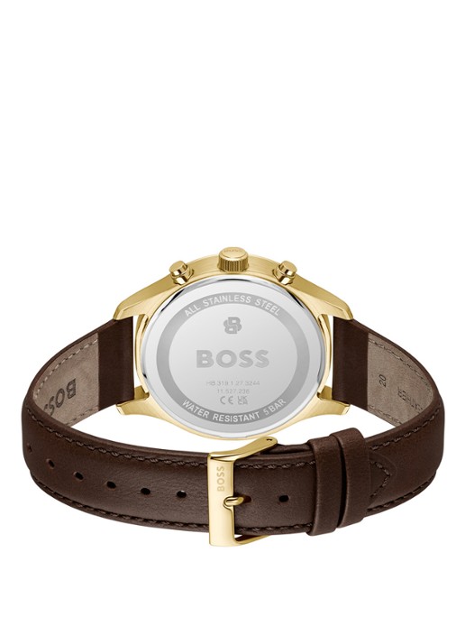BOSS Stratus horloge HB1514327 - detail 2 goud