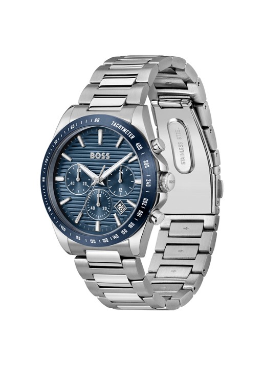 BOSS Strike Chrono horloge HB1514240  - detail 3 zilver