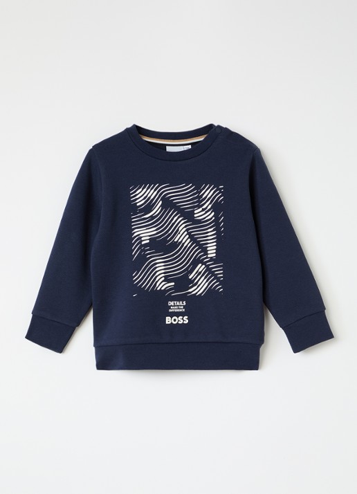 BOSS Sweater met print