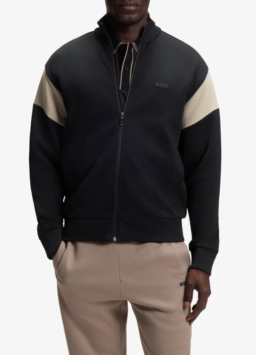 BOSS Sweatvest met logo