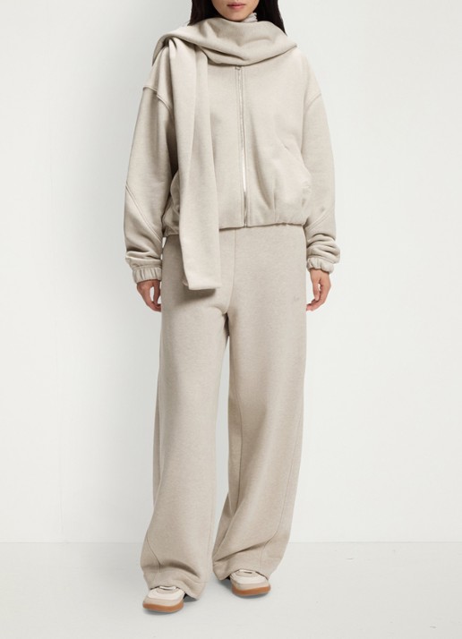 BOSS Sweatvest met ritssluiting - voorkant 2 beige