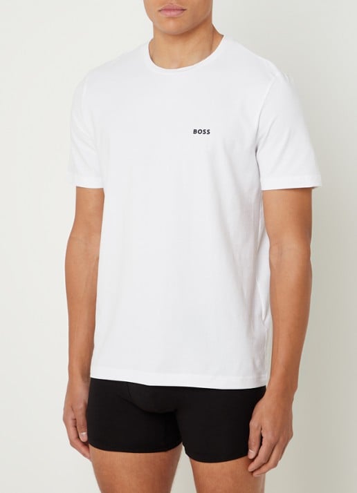 BOSS T-shirt met logo in 2-pack