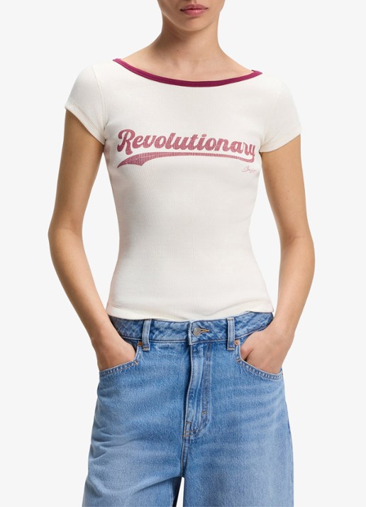 BOSS T-shirt met logo