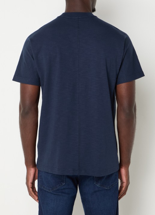 BOSS T-shirt met logo - achterkant 2 donkerblauw