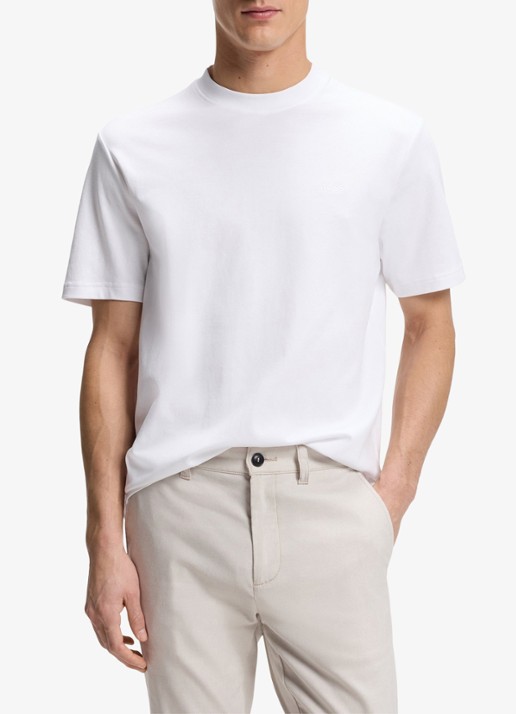 BOSS T-shirt met logoborduring