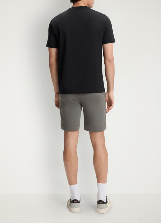 BOSS T-shirt met logoprint - achterkant 5 black-001 / zwart