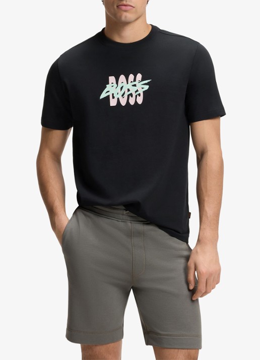 BOSS T-shirt met logoprint