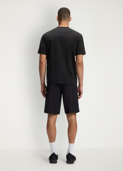 BOSS T-shirt met logoprint - achterkant 5 black-001 / zwart
