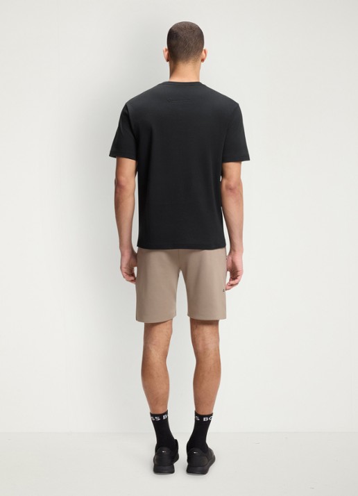 BOSS T-shirt met logoprint - achterkant 5 zwart