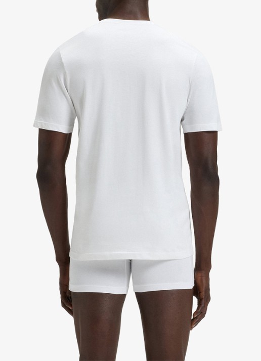 BOSS T-shirt met ronde hals in 3-pack - achterkant grijsmele