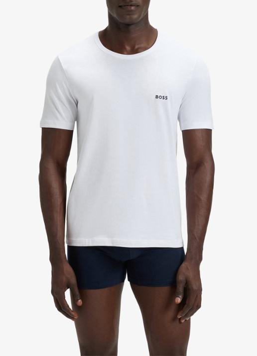 BOSS T-shirt met ronde hals in 3-pack - detail 4 antraciet