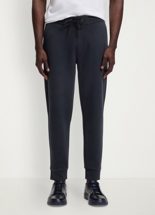 BOSS Tapered fit cropped joggingbroek met logo