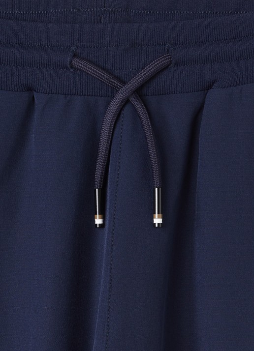 BOSS Tapered fit joggingbroek met steekzakken - detail donkerblauw