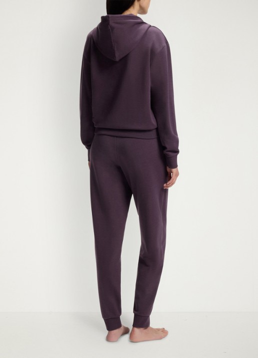 BOSS Tapered fit loungebroek  - achterkant paars