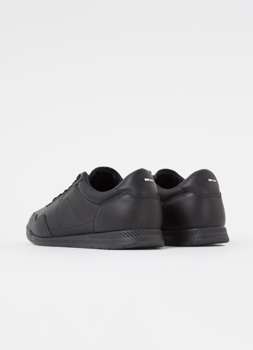 BOSS Titanium sneaker van leer - achterkant 4 zwart