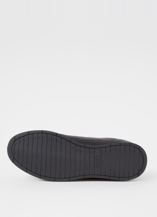 BOSS Titanium sneaker van leer - detail 3 zwart