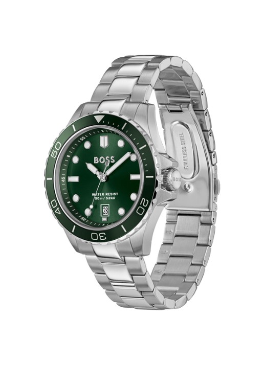 BOSS Troper Sport horloge HB1514294  - detail zilver